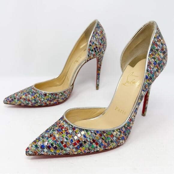Christian Louboutin Shoes - Christian Louboutin Iriza 100 Mosaic Tres Vitraux Heels Pumps